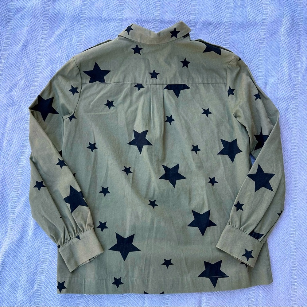 Promesa star button up military shirt jacket - Picture 3 of 9